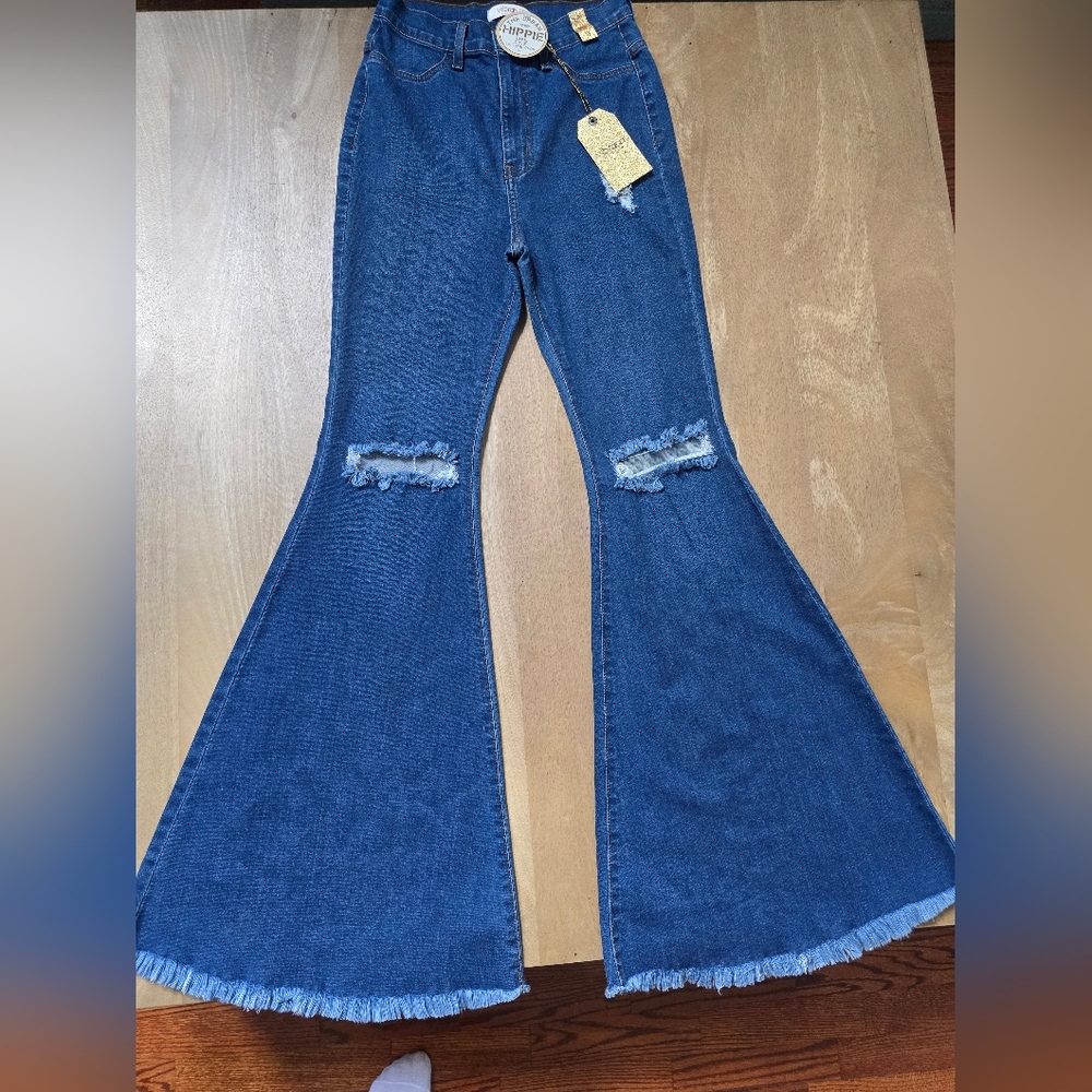 Blue Flared Women Jeans